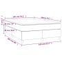 Boxspringbett mit dunkelblauer Samtmatratze 140x200 cm von vidaXL, Betten und Lattenroste - Ref: Foro24-3144685, Preis: 392,1...