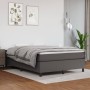 Box spring bed with gray synthetic leather mattress 140x200 cm by vidaXL, Beds and slatted bases - Ref: Foro24-3144612, Price...