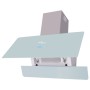 Campana extractora con pantalla táctil blanco 900 mm