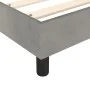 Box spring bed with light gray velvet mattress 120x200 cm by vidaXL, Beds and slatted bases - Ref: Foro24-3144669, Price: 355...