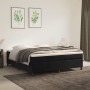Cama box spring con colchón terciopelo negro 160x200 cm de vidaXL, Camas y somieres - Ref: Foro24-3144689, Precio: 452,92 €, ...