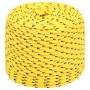 Cuerda de barco polipropileno amarillo 6 mm 25 m