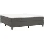 Box spring bed with dark gray velvet mattress 180x200 cm by vidaXL, Beds and slatted bases - Ref: Foro24-3144694, Price: 463,...