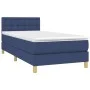 Boxspringbett mit blauer Stoffmatratze 90x200 cm von vidaXL, Betten und Lattenroste - Ref: Foro24-3140911, Preis: 293,97 €, R...
