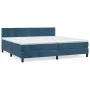 Boxspringbett mit dunkelblauer Samtmatratze 200x200 cm von vidaXL, Betten und Lattenroste - Ref: Foro24-3141207, Preis: 553,3...