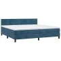 Boxspringbett mit dunkelblauer Samtmatratze 200x200 cm von vidaXL, Betten und Lattenroste - Ref: Foro24-3141207, Preis: 553,3...