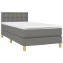 Boxspringbett mit dunkelgrauer Stoffmatratze 90x200 cm von vidaXL, Betten und Lattenroste - Ref: Foro24-3140906, Preis: 310,7...