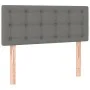 Box spring bed with dark gray fabric mattress 90x200 cm by vidaXL, Beds and slatted bases - Ref: Foro24-3140906, Price: 300,6...