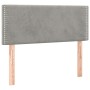 Boxspringbett mit hellgrauer Samtmatratze 80x200 cm von vidaXL, Betten und Lattenroste - Ref: Foro24-3141209, Preis: 277,54 €...