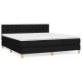 Boxspringbett mit schwarzer Stoffmatratze 180x200 cm von vidaXL, Betten und Lattenroste - Ref: Foro24-3140955, Preis: 545,72 ...