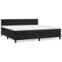 Box spring bed with black velvet mattress 200x200 cm by vidaXL, Beds and slatted bases - Ref: Foro24-3141205, Price: 577,73 €...