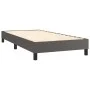 Box spring bed with gray synthetic leather mattress 90x200 cm by vidaXL, Beds and slatted bases - Ref: Foro24-3140985, Price:...
