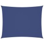 Toldo de vela rectangular tela Oxford azul 3,5x5 m