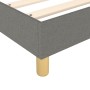 Dark gray fabric bed frame 140x190 cm by vidaXL, Beds and slatted bases - Ref: Foro24-3120607, Price: 123,90 €, Discount: %