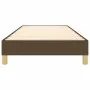 Estructura de cama de tela marrón 90x190 cm de vidaXL, Camas y somieres - Ref: Foro24-3120577, Precio: 73,45 €, Descuento: %