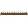 Brauner Stoffbettrahmen 90x190 cm von vidaXL, Betten und Lattenroste - Ref: Foro24-3120577, Preis: 73,35 €, Rabatt: %