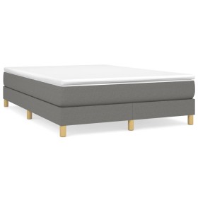 Bettrahmen aus dunkelgrauem Stoff, 140 x 200 cm von vidaXL, Betten und Lattenroste - Ref: Foro24-3120615, Preis: 94,46 €, Rab...