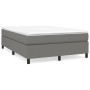 Dark gray fabric bed frame 140x190 cm by vidaXL, Beds and slatted bases - Ref: Foro24-3120855, Price: 122,74 €, Discount: %