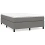 Dark gray fabric bed frame 140x190 cm by vidaXL, Beds and slatted bases - Ref: Foro24-3120855, Price: 117,19 €, Discount: %