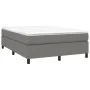Dark gray fabric bed frame 140x190 cm by vidaXL, Beds and slatted bases - Ref: Foro24-3120855, Price: 117,19 €, Discount: %