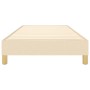 Cream fabric bed frame 90x200 cm by vidaXL, Beds and slatted bases - Ref: Foro24-3120587, Price: 76,97 €, Discount: %