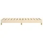 Cream fabric bed frame 90x200 cm by vidaXL, Beds and slatted bases - Ref: Foro24-3120587, Price: 67,75 €, Discount: %