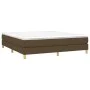 Bettgestell aus braunem Stoff, 160 x 200 cm von vidaXL, Betten und Lattenroste - Ref: Foro24-3120625, Preis: 104,08 €, Rabatt: %