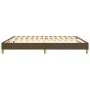 Bettgestell aus braunem Stoff, 160 x 200 cm von vidaXL, Betten und Lattenroste - Ref: Foro24-3120625, Preis: 104,08 €, Rabatt: %
