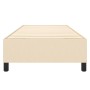 Estructura de cama de tela color crema 90x200 cm de vidaXL, Camas y somieres - Ref: Foro24-3120835, Precio: 91,95 €, Descuent...
