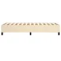 Cream fabric bed frame 90x200 cm by vidaXL, Beds and slatted bases - Ref: Foro24-3120835, Price: 89,73 €, Discount: %