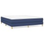 Estructura de cama tela azul 180x200 cm de vidaXL, Camas y somieres - Ref: Foro24-3120636, Precio: 136,23 €, Descuento: %