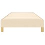 Cream fabric bed frame 90x190 cm by vidaXL, Beds and slatted bases - Ref: Foro24-3120579, Price: 75,61 €, Discount: %