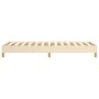 Cream fabric bed frame 90x190 cm by vidaXL, Beds and slatted bases - Ref: Foro24-3120579, Price: 75,61 €, Discount: %