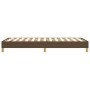 Brown fabric bed frame 100x200 cm by vidaXL, Beds and slatted bases - Ref: Foro24-3120593, Price: 83,11 €, Discount: %