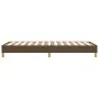 Estructura de cama de tela marrón 100x200 cm de vidaXL, Camas y somieres - Ref: Foro24-3120593, Precio: 81,55 €, Descuento: %