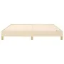 Cream fabric bed frame 160x200 cm by vidaXL, Beds and slatted bases - Ref: Foro24-3120627, Price: 107,19 €, Discount: %