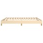 Cream fabric bed frame 160x200 cm by vidaXL, Beds and slatted bases - Ref: Foro24-3120627, Price: 109,83 €, Discount: %