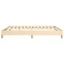 Cream fabric bed frame 160x200 cm by vidaXL, Beds and slatted bases - Ref: Foro24-3120627, Price: 107,19 €, Discount: %