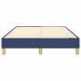 Estructura de cama de tela azul 120x200 cm de vidaXL, Camas y somieres - Ref: Foro24-3120604, Precio: 99,53 €