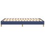 Estructura de cama de tela azul 120x200 cm de vidaXL, Camas y somieres - Ref: Foro24-3120604, Precio: 99,53 €