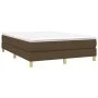 Brown fabric bed frame 140x200 cm by vidaXL, Beds and slatted bases - Ref: Foro24-3120617, Price: 100,53 €, Discount: %