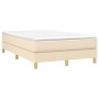 Cream fabric bed frame 120x200 cm by vidaXL, Beds and slatted bases - Ref: Foro24-3120603, Price: 105,40 €, Discount: %
