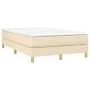 Cream fabric bed frame 120x200 cm by vidaXL, Beds and slatted bases - Ref: Foro24-3120603, Price: 101,80 €, Discount: %