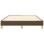 Brown fabric bed frame 140x200 cm by vidaXL, Beds and slatted bases - Ref: Foro24-3120617, Price: 100,53 €, Discount: %