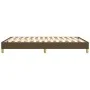 Brown fabric bed frame 140x200 cm by vidaXL, Beds and slatted bases - Ref: Foro24-3120617, Price: 100,53 €, Discount: %