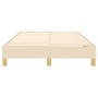 Cream fabric bed frame 120x200 cm by vidaXL, Beds and slatted bases - Ref: Foro24-3120603, Price: 105,40 €, Discount: %