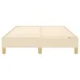 Cream fabric bed frame 120x200 cm by vidaXL, Beds and slatted bases - Ref: Foro24-3120603, Price: 101,80 €, Discount: %