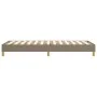 Taupegrauer Bettrahmen aus Stoff, 100 x 200 cm von vidaXL, Betten und Lattenroste - Ref: Foro24-3120594, Preis: 79,94 €, Raba...
