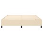 Cream fabric bed frame 160x200 cm by vidaXL, Beds and slatted bases - Ref: Foro24-3120875, Price: 137,48 €, Discount: %