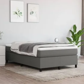 Dark gray fabric bed frame 120x200 cm by vidaXL, Beds and slatted bases - Ref: Foro24-3120847, Price: 99,93 €, Discount: %